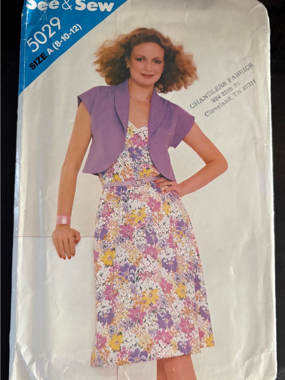 Butterick See & Sew Pattern 5029A for Misses’ Dress and Jacket, Vintage
